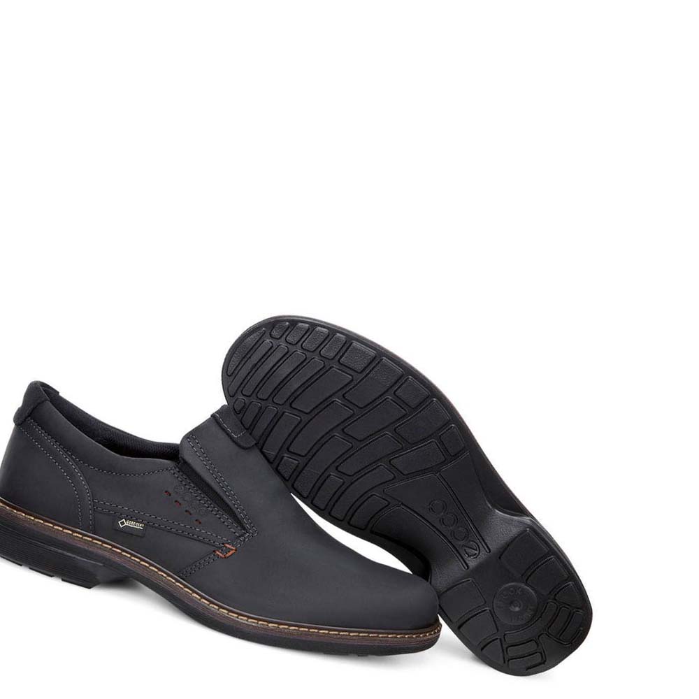 Ecco Turn Slip-on Fritidssko Herre Svarte | NO 503RVD